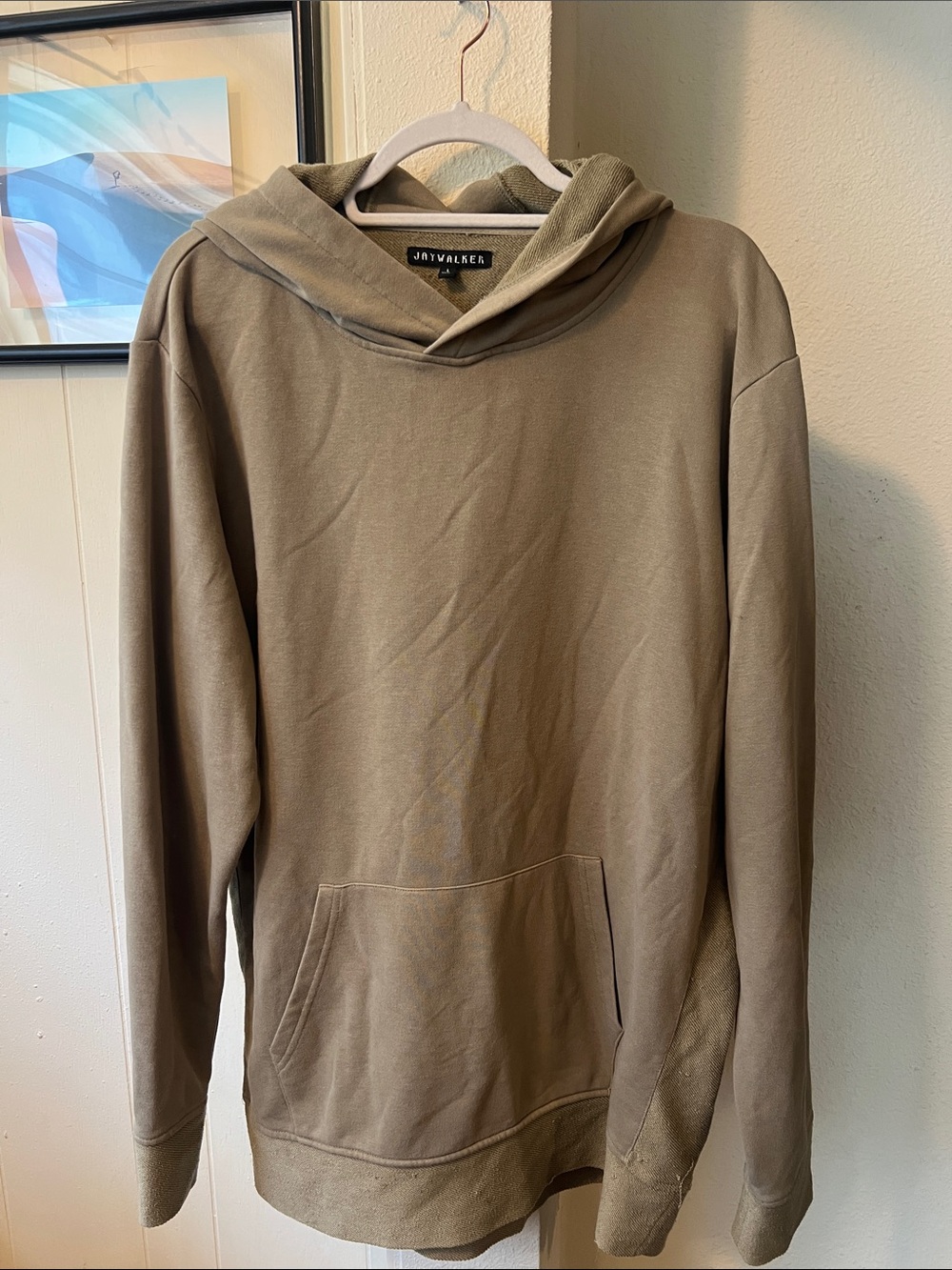 Jaywalker Olive Green Men's Hoodie